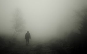 walking in fog